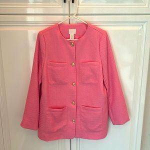 H and m pink jacket